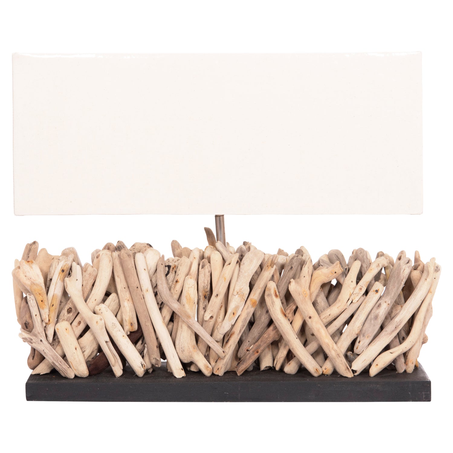 ΕΠΙΤΡΑΠΕΖΙΟ ΟΡΘΟΓΩΝΙΟ ΦΩΤΙΣΤΙΚΟ TWIGGY HM4434 DRIFTWOOD & ΛΕΥΚΟ ΚΑΠΕΛΟ 56x16.5x43Υεκ. - Pakobazaar