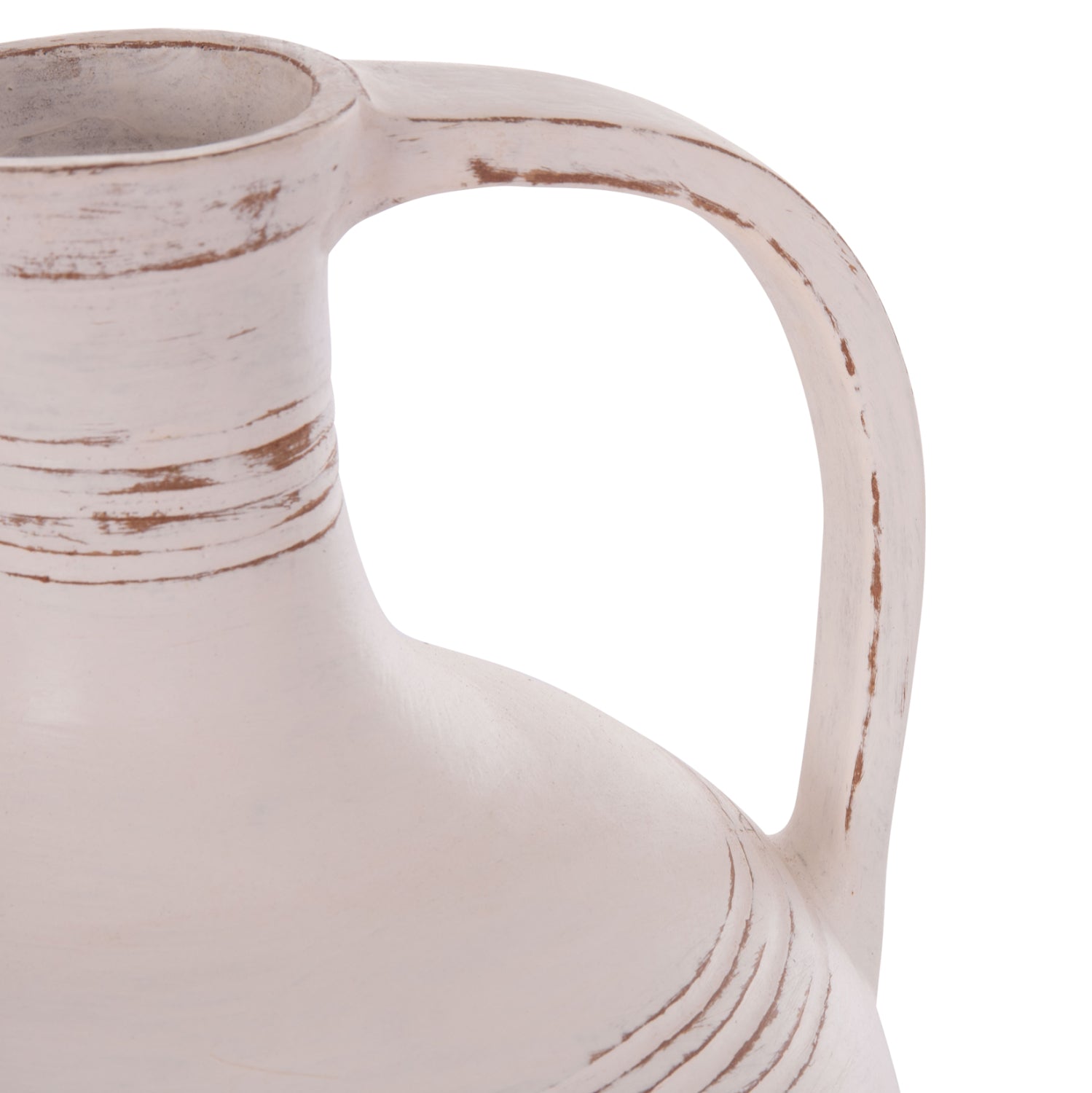 ΔΙΑΚΟΣΜΗΤΙΚΟΣ ΑΜΦΟΡΕΑΣ FEAX HM4676.02L ΛΕΥΚΗ ΤΕΡΑΚΟΤΑ--35x35x58Υεκ.