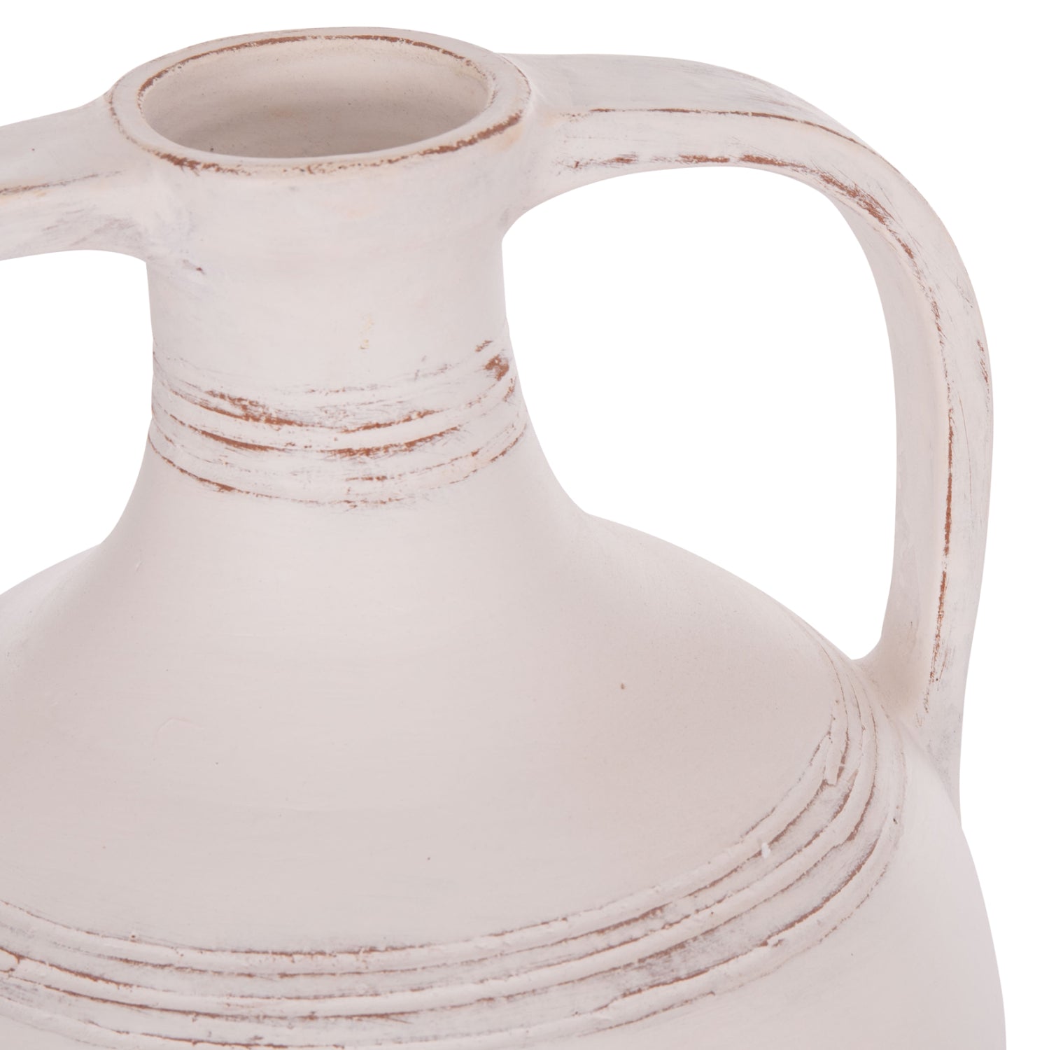 ΔΙΑΚΟΣΜΗΤΙΚΟΣ ΑΜΦΟΡΕΑΣ FEAX HM4676.02S ΛΕΥΚΗ ΤΕΡΑΚΟΤΑ--35x35x48Υεκ.