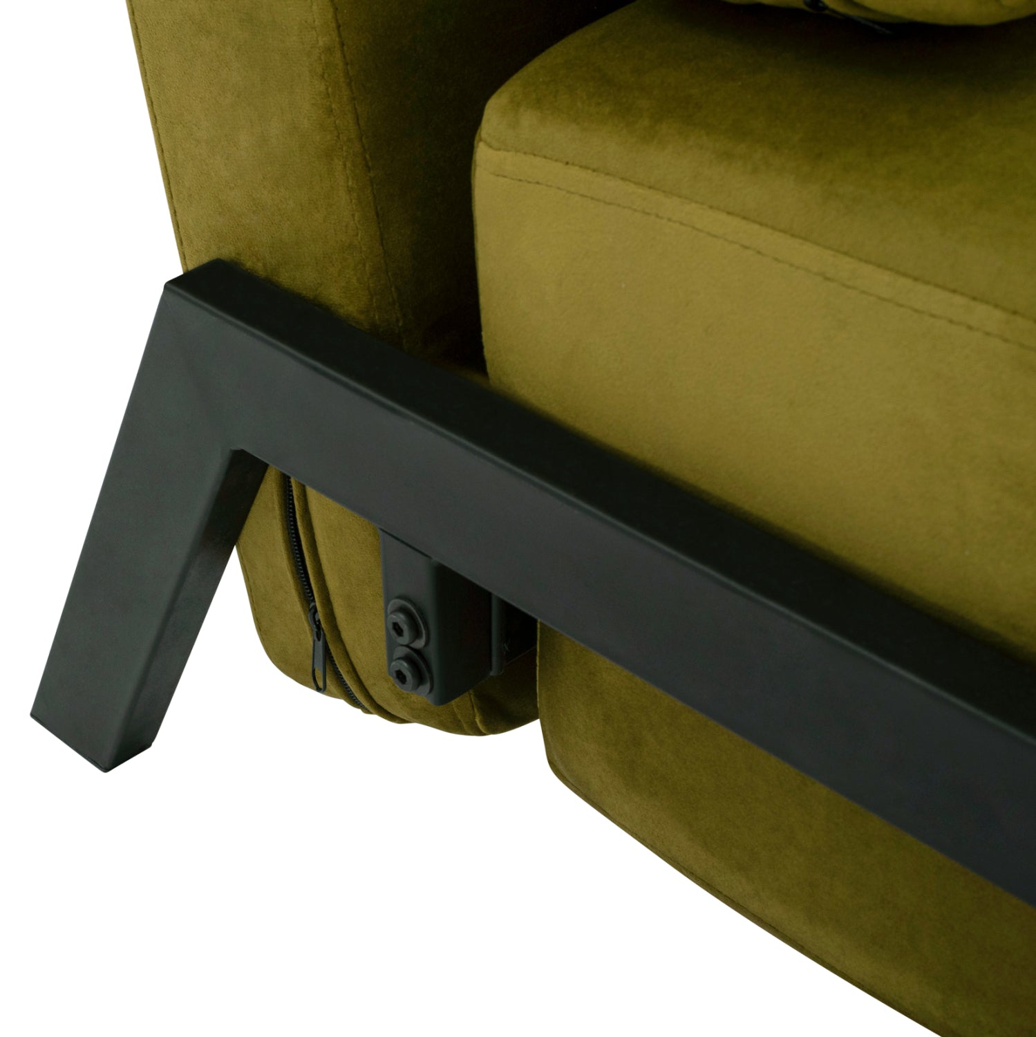 HM3078.13 ΠΟΛΥΘΡΟΝΑ ΚΡΕΒΑΤΙ, ΒΕΛΟΥΔΟ ΛΑΔΙ  95x92x66Υ εκ. - Pakobazaar