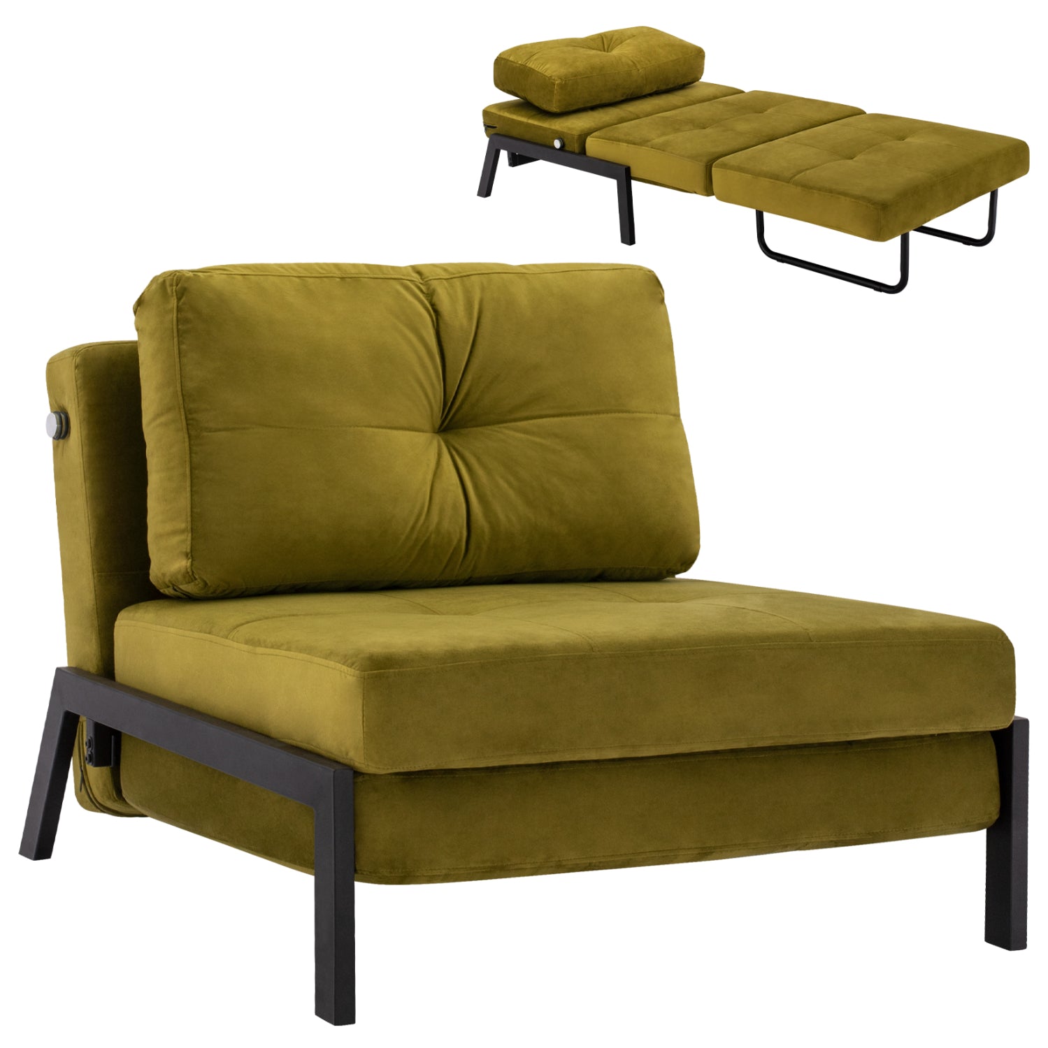 HM3078.13 ΠΟΛΥΘΡΟΝΑ ΚΡΕΒΑΤΙ, ΒΕΛΟΥΔΟ ΛΑΔΙ  95x92x66Υ εκ. - Pakobazaar