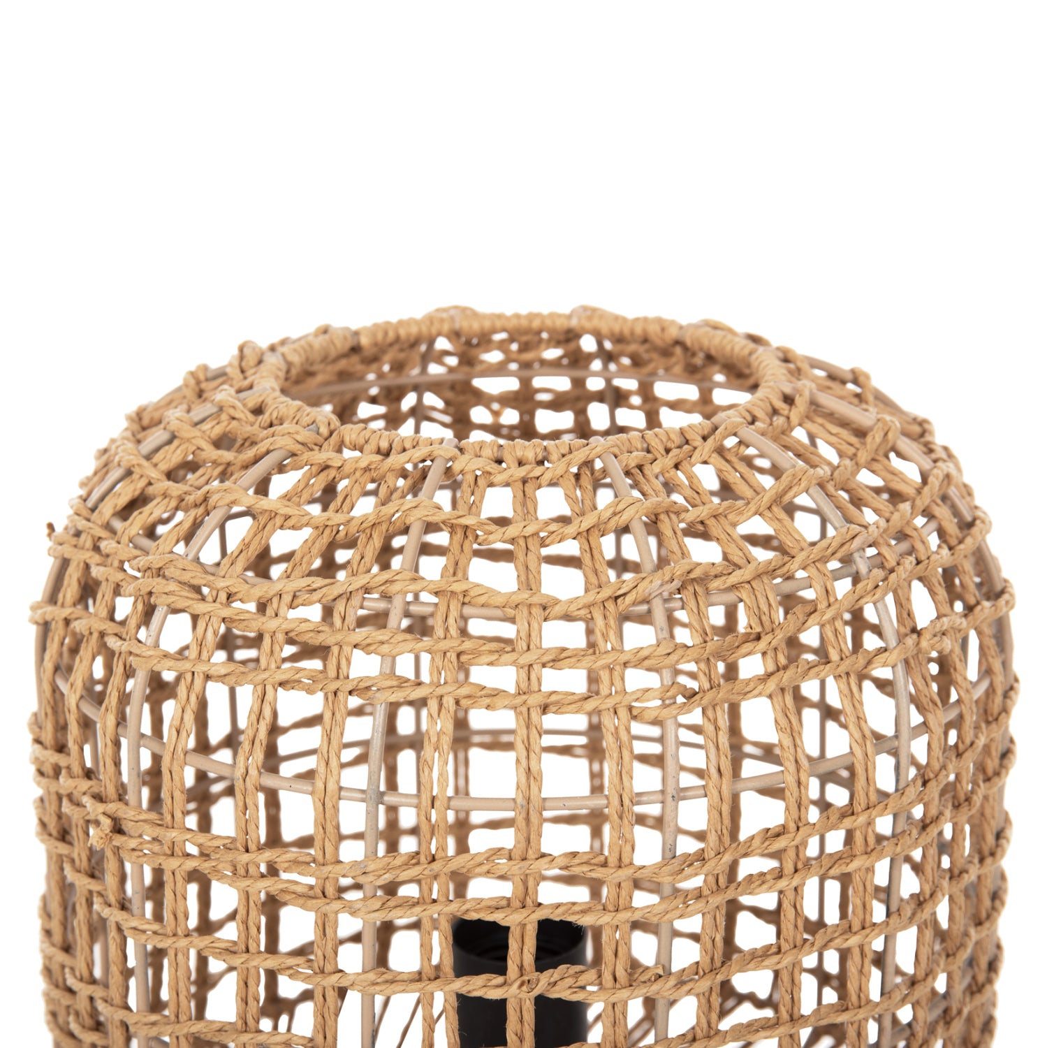 ΦΩΤΙΣΤΙΚΟ ΔΑΠΕΔΟΥ HM4359 ΜΕΤΑΛΛΟ-PAPER ROPE ΣΕ ΚΑΦΕ-2 ΛΑΜΠΕΣ Φ25x78,5Υεκ. - Pakobazaar