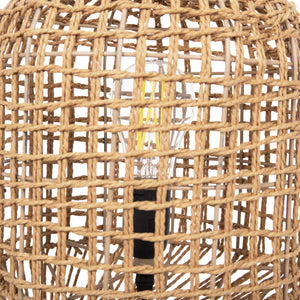 ΦΩΤΙΣΤΙΚΟ ΔΑΠΕΔΟΥ HM4359 ΜΕΤΑΛΛΟ-PAPER ROPE ΣΕ ΚΑΦΕ-2 ΛΑΜΠΕΣ Φ25x78,5Υεκ. - Pakobazaar