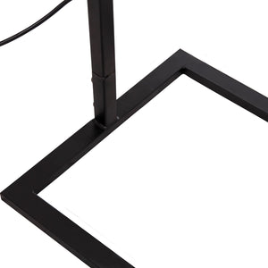 ΦΩΤΙΣΤΙΚΟ ΔΑΠΕΔΟΥ BRANS HM7532.11 ΜΕΤΑΛΛΟ ΜΑΥΡΟ--PVC ΛΕΥΚΟ ΚΑΠΕΛΟ 25x33x170Υεκ. - Pakobazaar
