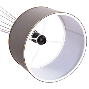 ΦΩΤΙΣΤΙΚΟ ΔΑΠΕΔΟΥ HUE HM7581.11 ΜΕΤΑΛΛΙΚΟ ΓΚΡΙ Φ38x144Υεκ. - Pakobazaar