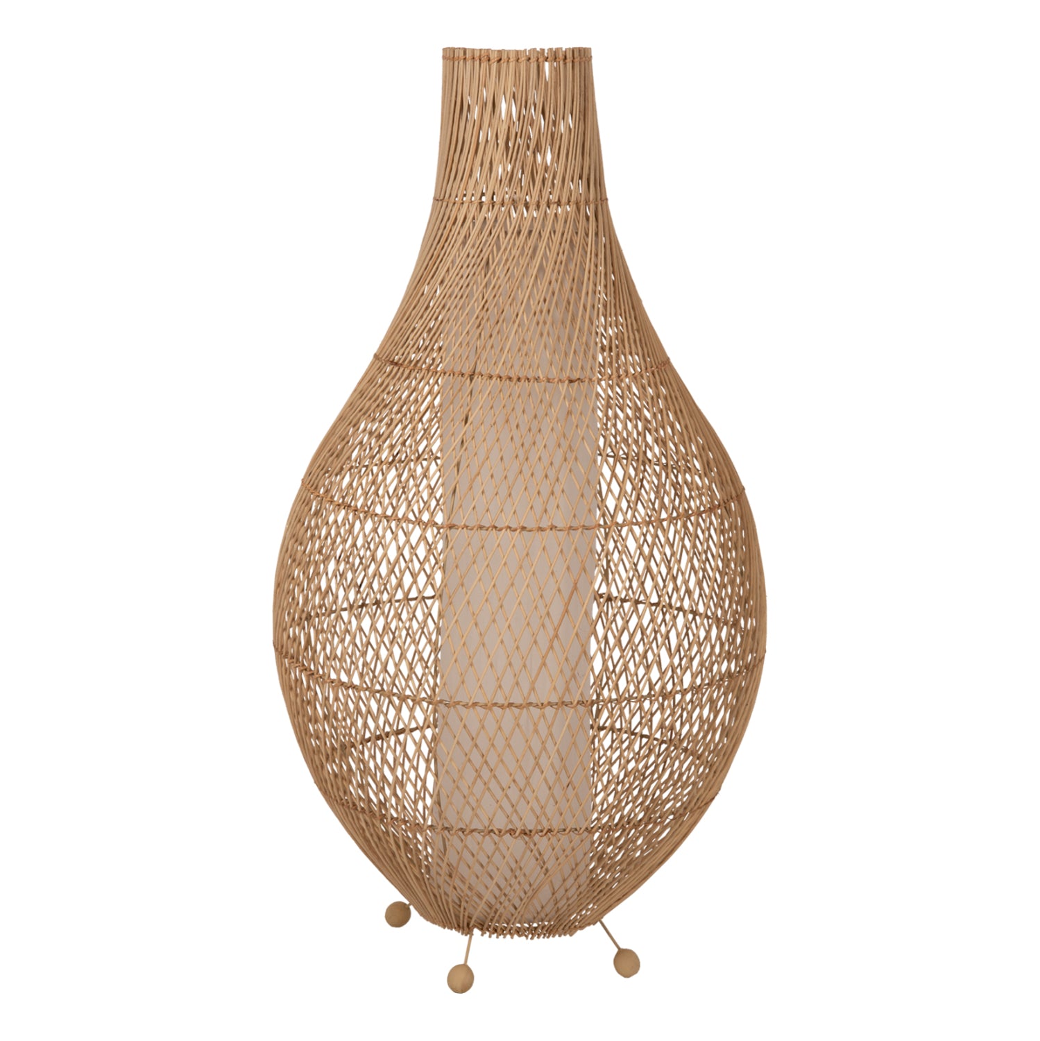 ΦΩΤΙΣΤΙΚΟ ΔΑΠΕΔΟΥ HM7835 RATTAN ΣΕ ΦΥΣΙΚΟ ΧΡΩΜΑ Φ55x101Υεκ. - Pakobazaar