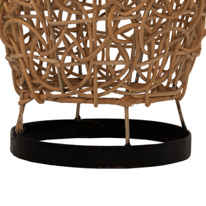 ΦΩΤΙΣΤΙΚΟ ΔΑΠΕΔΟΥ HM7877 RATTAN ΣΕ ΦΥΣΙΚΟ ΧΡΩΜΑ Φ24x62Yεκ. - Pakobazaar