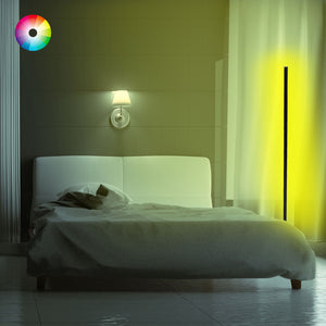ΦΩΤΙΣΤΙΚΟ ΔΑΠΕΔΟΥ ΜΑΥΡΟ ΜΕ RGB LED & ΑΣΥΡΜΑΤΟ ΧΕΙΡΙΣΤΗΡΙΟ HM7309 30x30x120 εκ. - Pakobazaar