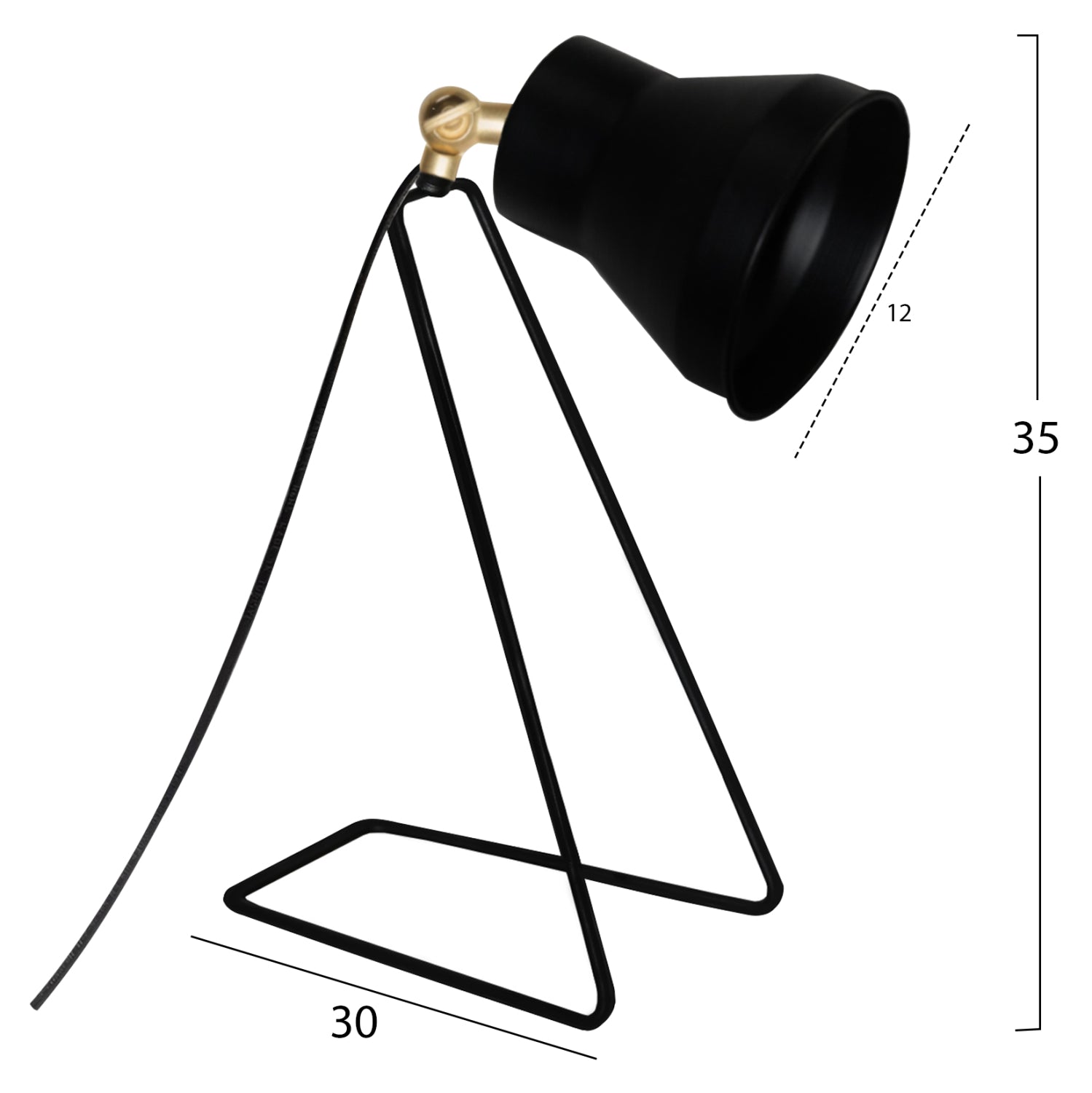 ΦΩΤΙΣΤΙΚΟ ΕΠΙΤΡΑΠΕΖΙΟ ΜΕΤΑΛΛΙΚΟ ΜΑΥΡΟ HM7586.01 - Pakobazaar