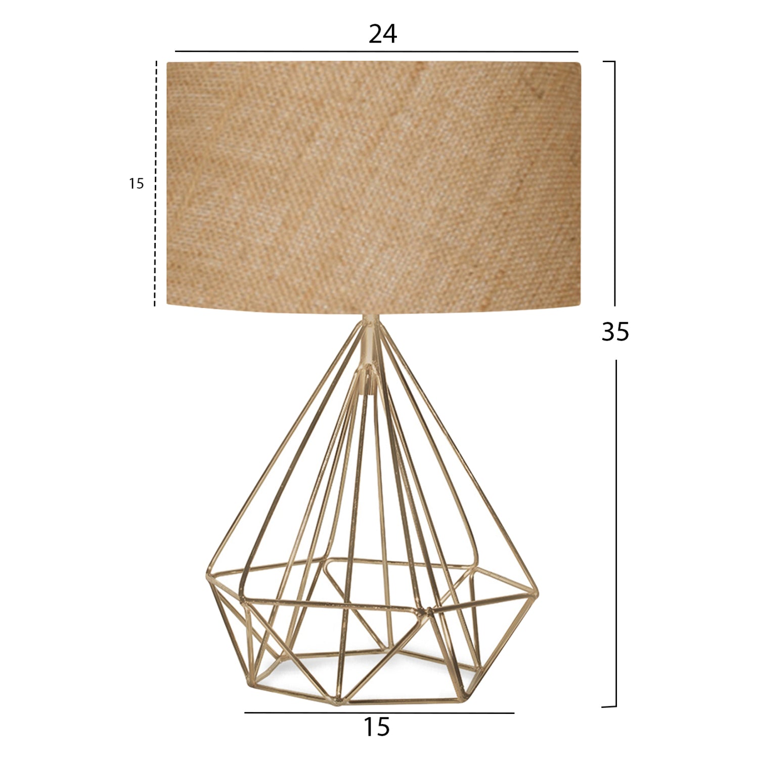 ΦΩΤΙΣΤΙΚΟ ΕΠΙΤΡΑΠΕΖΙΟ ΜΕΤΑΛΛΙΚΟ ΜΠΕΖ ΧΡΥΣΟ HM7606.01 - Pakobazaar