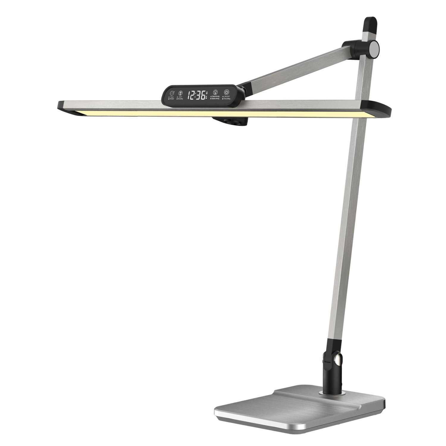 ΦΩΤΙΣΤΙΚΟ ΓΡΑΦΕΙΟΥ LED BLAIN PRO HM4447.08 ΑΣΗΜΙ ABS ΚΑΙ ΑΛΟΥΜΙΝΙΟ 36,8x81Υεκ - Pakobazaar