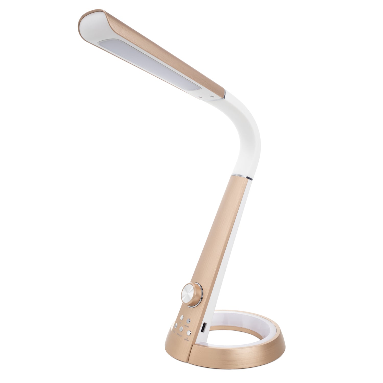 ΦΩΤΙΣΤΙΚΟ ΓΡΑΦΕΙΟΥ LED BLAIN PRO HM4451.09 ΧΡΥΣΟ-ΛΕΥΚΟ ΧΡΩΜΑ 34,3x18,3x42,5Υεκ. - Pakobazaar