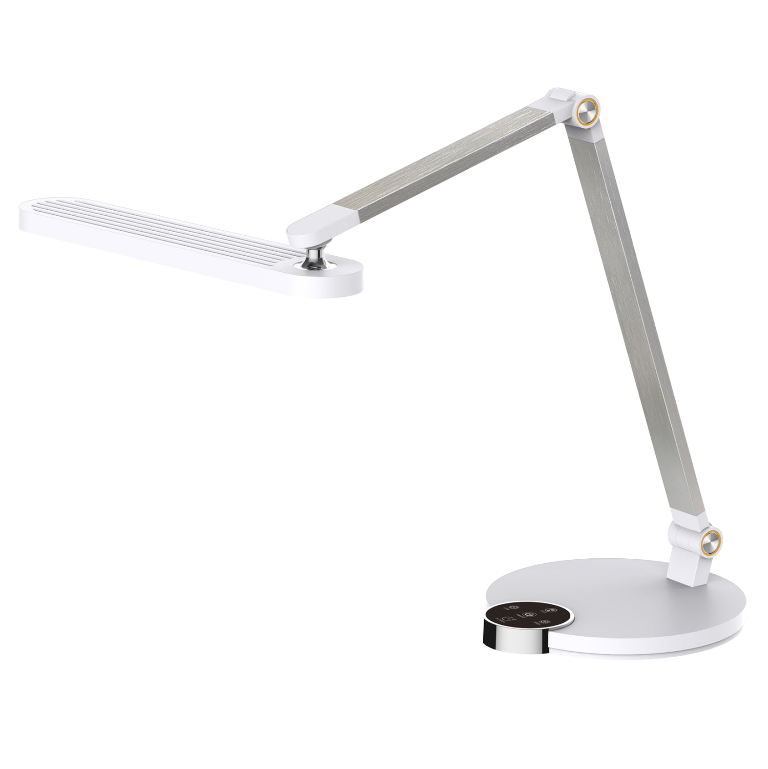 ΦΩΤΙΣΤΙΚΟ ΓΡΑΦΕΙΟΥ LED BLAIN PRO HM4454.01 ΛΕΥΚΗ ΒΑΣΗ ABS-ΓΚΡΙ ΑΛΟΥΜΙΝΙΟ 51,8x40Υεκ. - Pakobazaar