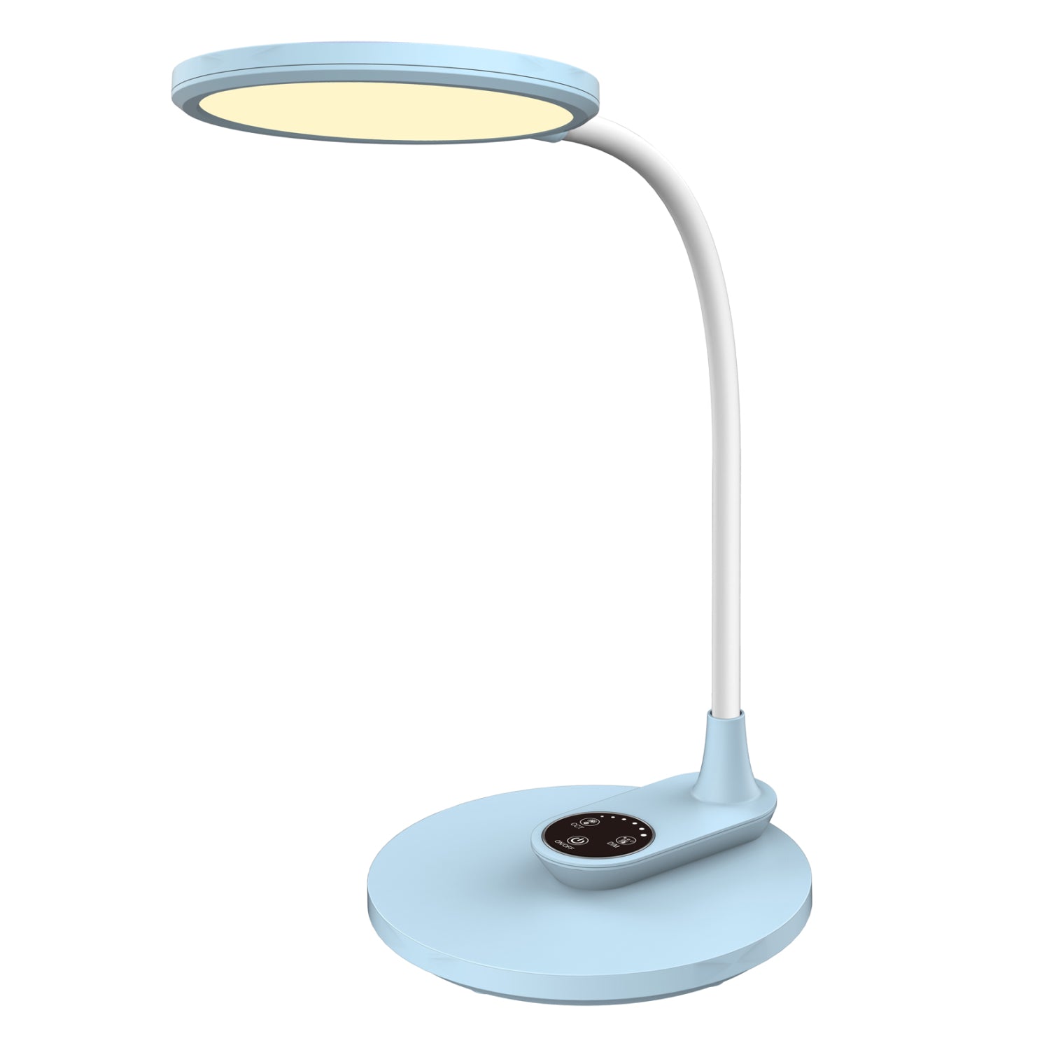 ΦΩΤΙΣΤΙΚΟ ΓΡΑΦΕΙΟΥ LED BLAIN HM4459.03 ΓΑΛΑΖΙΟ ABS-ΛΕΥΚΗ ΣΙΛΙΚΟΝΗ 17x26,6x34,5Υ εκ. - Pakobazaar