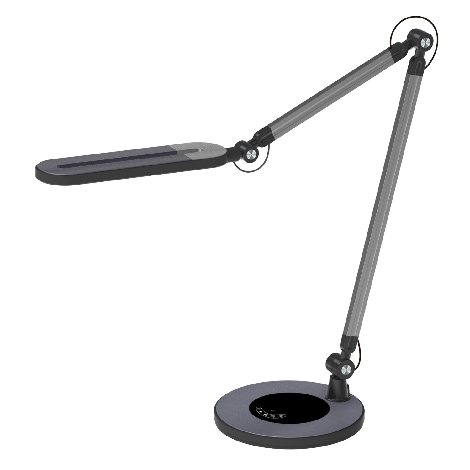 ΦΩΤΙΣΤΙΚΟ ΓΡΑΦΕΙΟΥ LED BLAIN PRO HM4462.02 ΜΑΥΡΟ-ΓΚΡΙ ABS 57,4x51,1Υεκ. - Pakobazaar