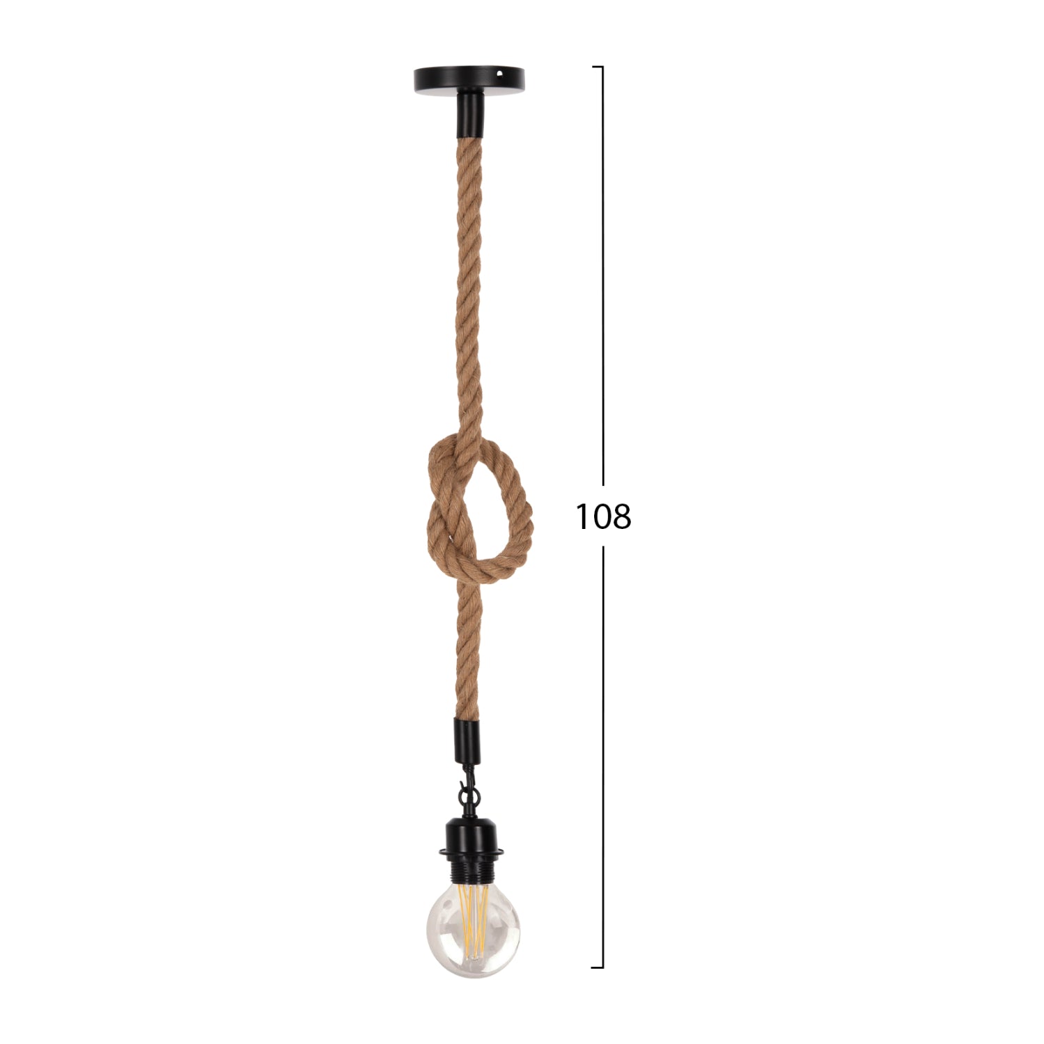 ΦΩΤΙΣΤΙΚΟ ΟΡΟΦΗΣ HM4042 ΣΧΟΙΝΙ 1m ΜΗΚΟΣ ΠΑΧΟΥΣ 1.6cm ΝΤΟΥΙ ΡΟΔΕΛΑΣ Ε27 - Pakobazaar