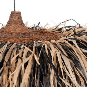 ΦΩΤΙΣΤΙΚΟ ΟΡΟΦΗΣ ORDEM HM4715 ΚΑΠΕΛΟ ΙΝΕΣ SISAL & ΜΠΑΝΑΝΑΣ-ΜΑΥΡΟ & ΦΥΣΙΚΟ Φ75εκ - Pakobazaar
