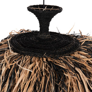 ΦΩΤΙΣΤΙΚΟ ΟΡΟΦΗΣ ORDEM HM4716 ΚΑΠΕΛΟ ΙΝΕΣ SISAL & ΜΠΑΝΑΝΑΣ-ΜΑΥΡΟ & ΦΥΣΙΚΟ Φ60x50Υεκ - Pakobazaar