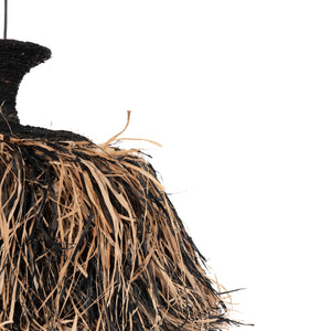 ΦΩΤΙΣΤΙΚΟ ΟΡΟΦΗΣ ORDEM HM4716 ΚΑΠΕΛΟ ΙΝΕΣ SISAL & ΜΠΑΝΑΝΑΣ-ΜΑΥΡΟ & ΦΥΣΙΚΟ Φ60x50Υεκ - Pakobazaar