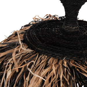 ΦΩΤΙΣΤΙΚΟ ΟΡΟΦΗΣ ORDEM HM4716 ΚΑΠΕΛΟ ΙΝΕΣ SISAL & ΜΠΑΝΑΝΑΣ-ΜΑΥΡΟ & ΦΥΣΙΚΟ Φ60x50Υεκ - Pakobazaar