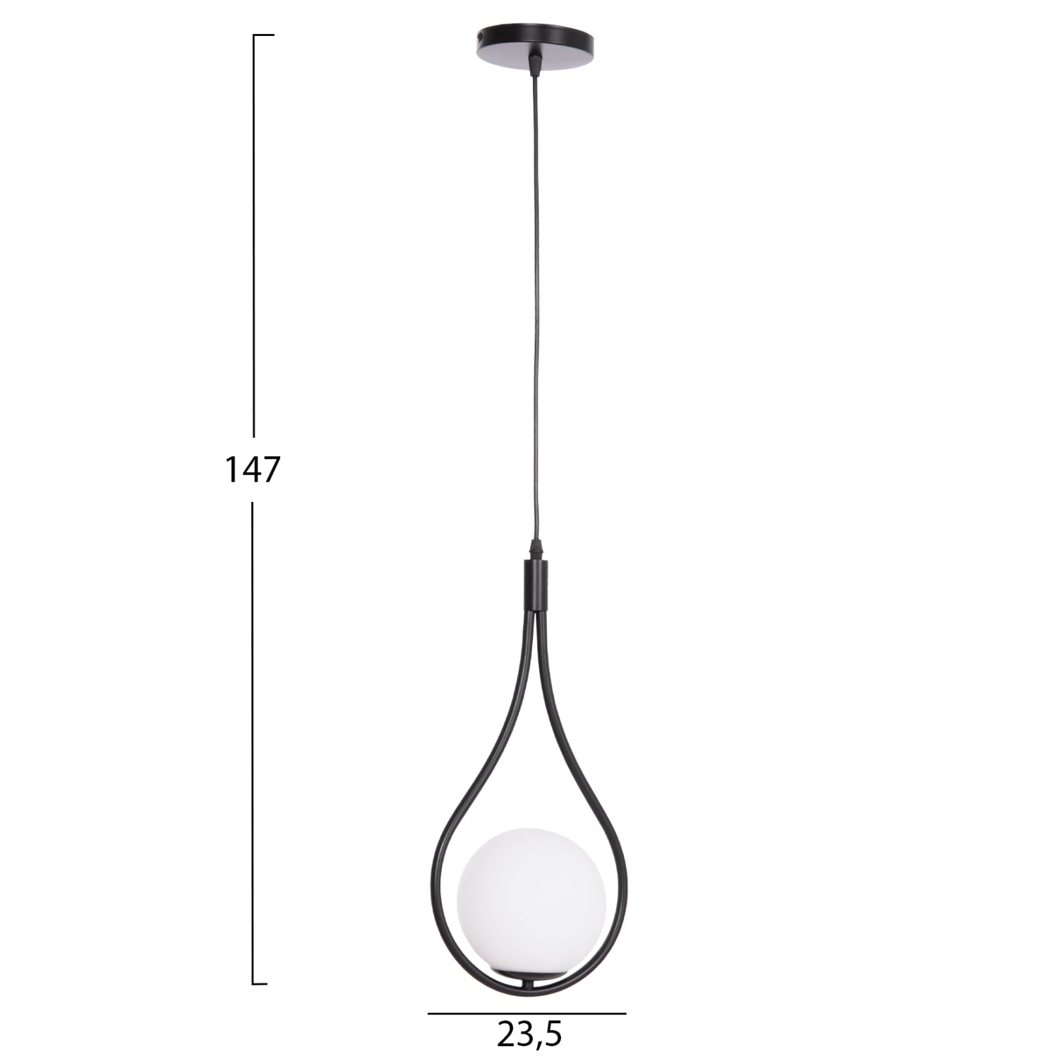 ΦΩΤΙΣΤΙΚΟ ΟΡΟΦΗΣ DROPLET HM7503.11 ΜΕΤΑΛΛΟ ΣΕ ΜΑΥΡΟ-ΛΕΥΚΟΣ ΓΛΟΜΠΟΣ 23,5x12x147Υεκ. - Pakobazaar