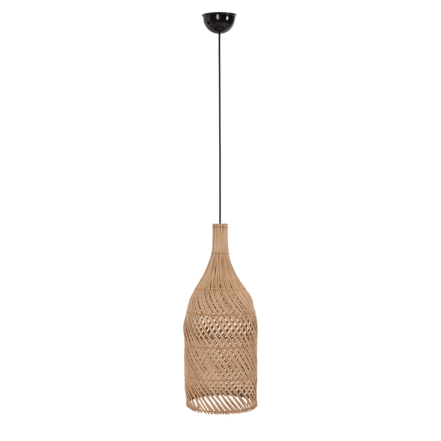 ΦΩΤΙΣΤΙΚΟ ΟΡΟΦΗΣ CARBOY HM7884 ΚΡΕΜΑΣΤΟ ΑΠΟ RATTAN ΣΕ ΦΥΣΙΚΟ ΧΡΩΜΑ Φ28x163,5Yεκ. - Pakobazaar
