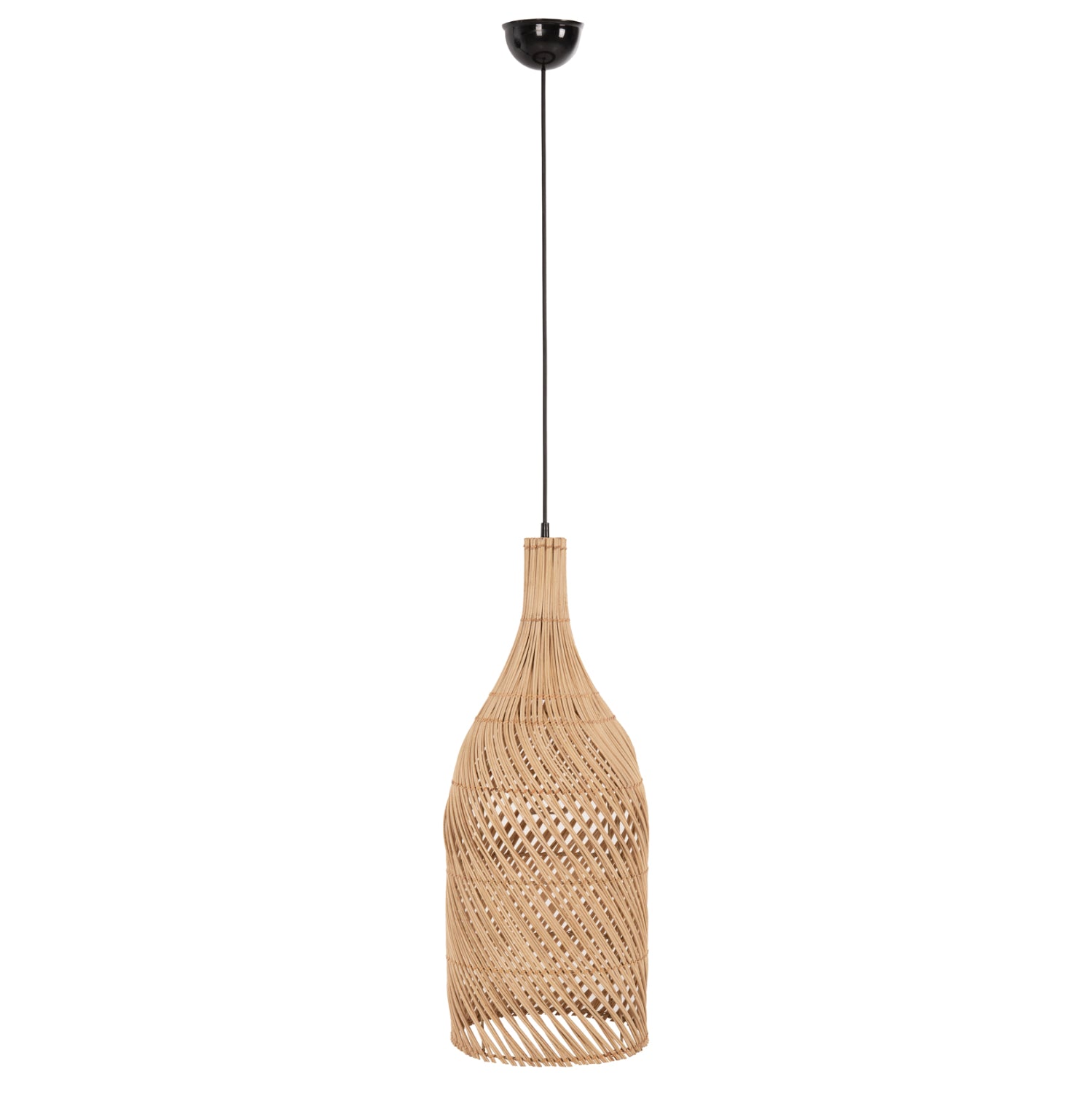 ΦΩΤΙΣΤΙΚΟ ΟΡΟΦΗΣ HM7885 ΚΡΕΜΑΣΤΟ ΑΠΟ RATTAN ΣΕ ΦΥΣΙΚΟ ΧΡΩΜΑ Φ23x148Yεκ. - Pakobazaar