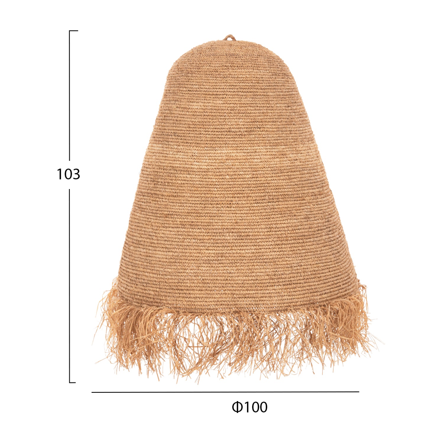 ΦΩΤΙΣΤΙΚΟ ΟΡΟΦΗΣ ΚΡΕΜΑΣΤΟ HM4030 RATTAN ΣΕ ΦΥΣΙΚΟ Φ100x100-103Υεκ. - Pakobazaar