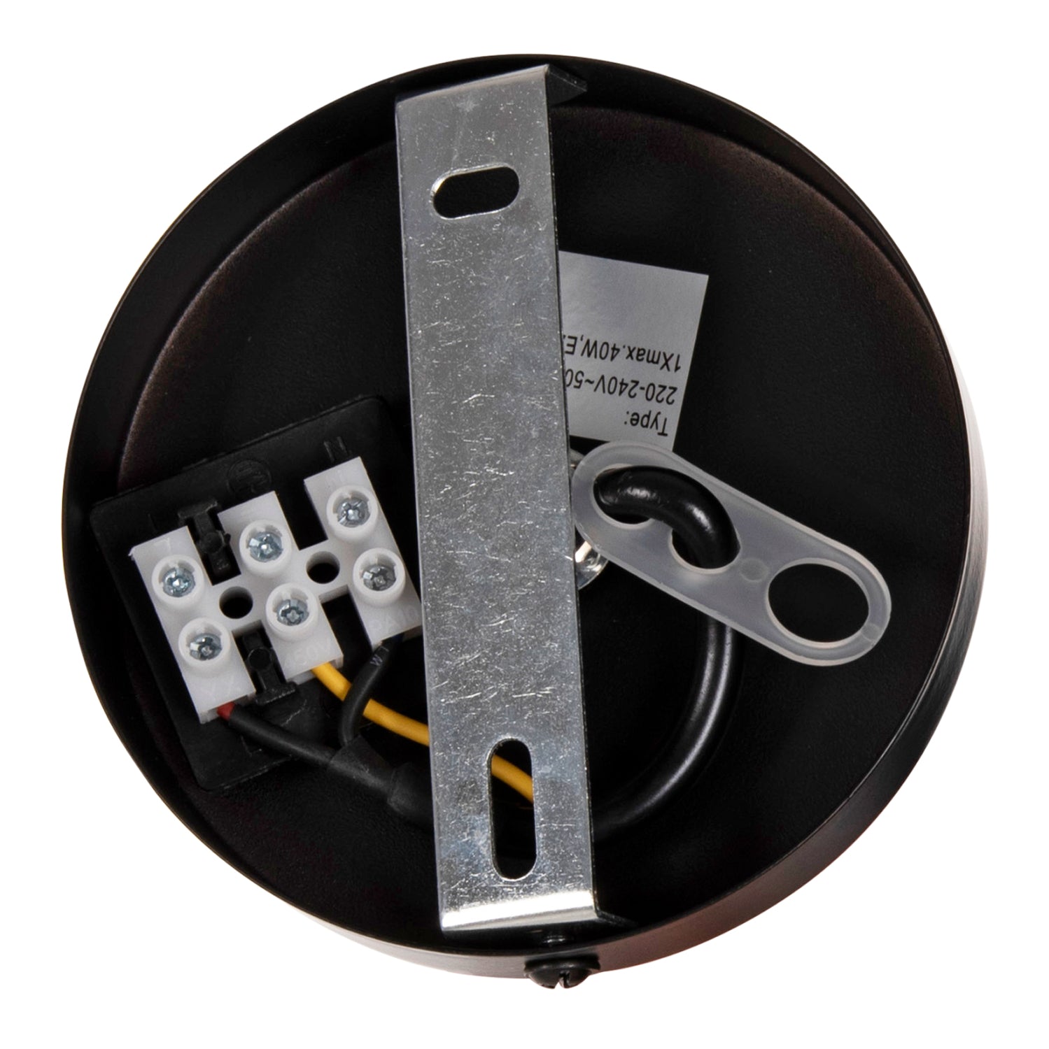 ΦΩΤΙΣΤΙΚΟ ΟΡΟΦΗΣ ΚΡΕΜΑΣΤΟ HM4064 ΜΑΥΡΟ ΜΕΤΑΛΛΙΚΟ ΚΑΠΕΛΟ 32x37x128Yεκ. - Pakobazaar