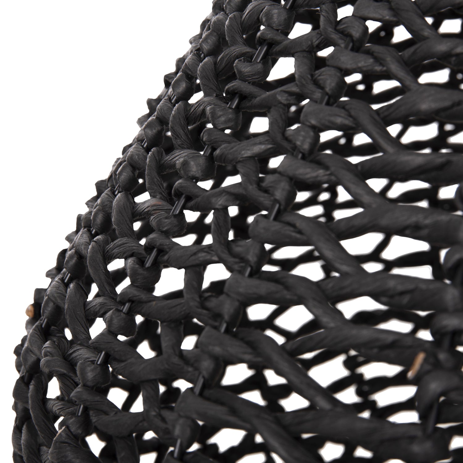 ΦΩΤΙΣΤΙΚΟ ΟΡΟΦΗΣ ΚΡΕΜΑΣΤΟ HM4346 ΑΠΟ PAPER ROPE ΜΠΕΖ ΚΑΙ ΜΑΥΡΟ Φ55,5x44Υεκ. - Pakobazaar