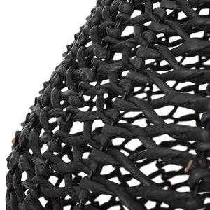 ΦΩΤΙΣΤΙΚΟ ΟΡΟΦΗΣ ΚΡΕΜΑΣΤΟ HM4346 ΑΠΟ PAPER ROPE ΜΠΕΖ ΚΑΙ ΜΑΥΡΟ Φ55,5x44Υεκ. - Pakobazaar