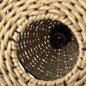 ΦΩΤΙΣΤΙΚΟ ΟΡΟΦΗΣ ΚΡΕΜΑΣΤΟ HM4346 ΑΠΟ PAPER ROPE ΜΠΕΖ ΚΑΙ ΜΑΥΡΟ Φ55,5x44Υεκ. - Pakobazaar