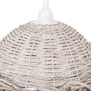 ΦΩΤΙΣΤΙΚΟ ΟΡΟΦΗΣ ΚΡΕΜΑΣΤΟ HM4349 SEAGRASS ΣΕ WHITEWASH ΧΡΩΜΑ Φ50x25-135Υεκ. - Pakobazaar