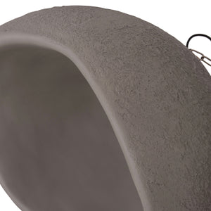 ΦΩΤΙΣΤΙΚΟ ΟΡΟΦΗΣ ΚΡΕΜΑΣΤΟ JAYLEN HM4703.03L FIBER CEMENT ΓΚΡΙ 65x55x45Υεκ. - Pakobazaar
