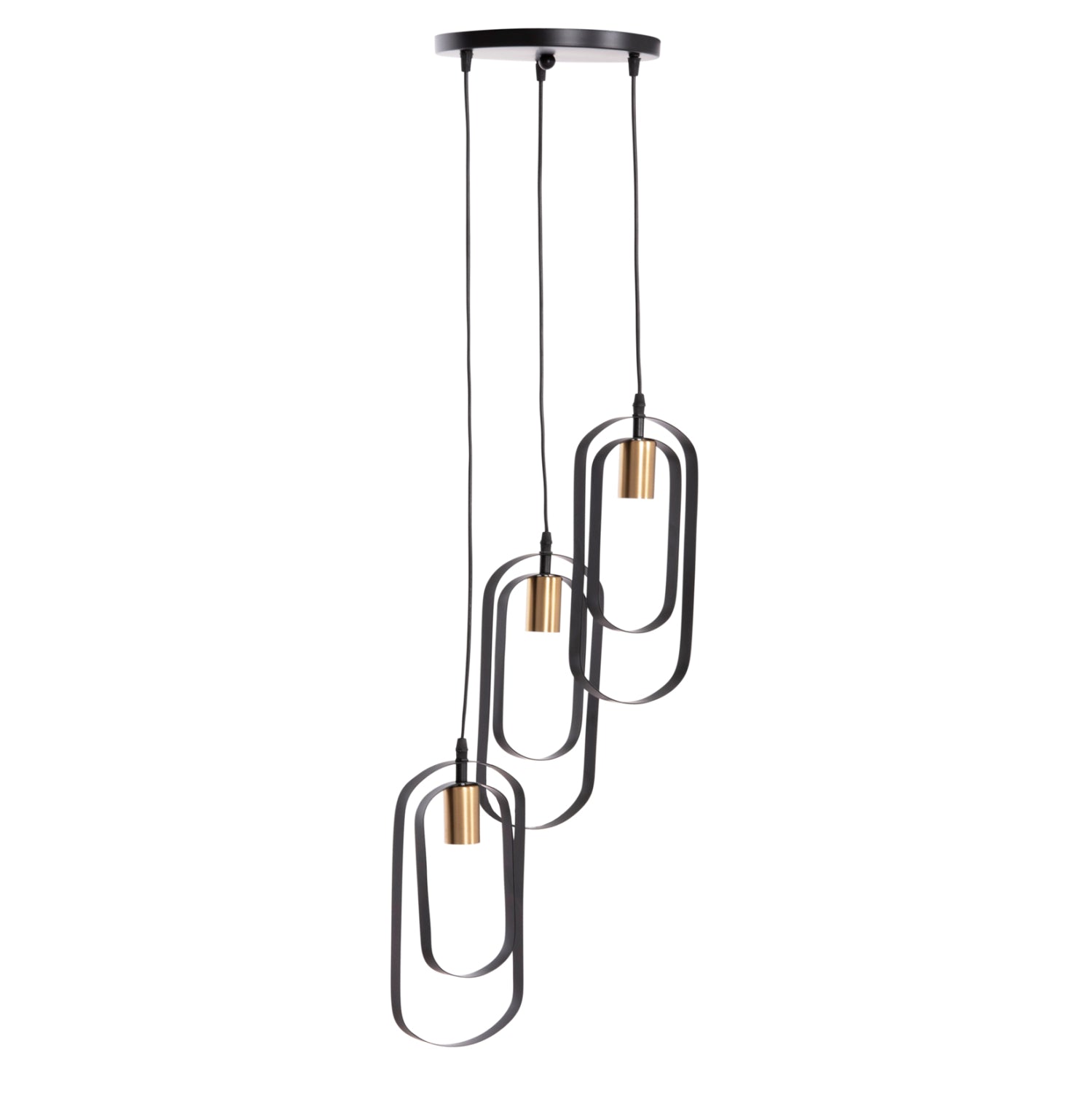 ΦΩΤΙΣΤΙΚΟ ΟΡΟΦΗΣ ΚΡΕΜΑΣΤΟ BIUT HM7528.11 ΜΑΥΡΟ ΜΕΤΑΛΛΟ-ΧΡΥΣΟ ΝΤΟΥΙ Φ23x139Υεκ. - Pakobazaar