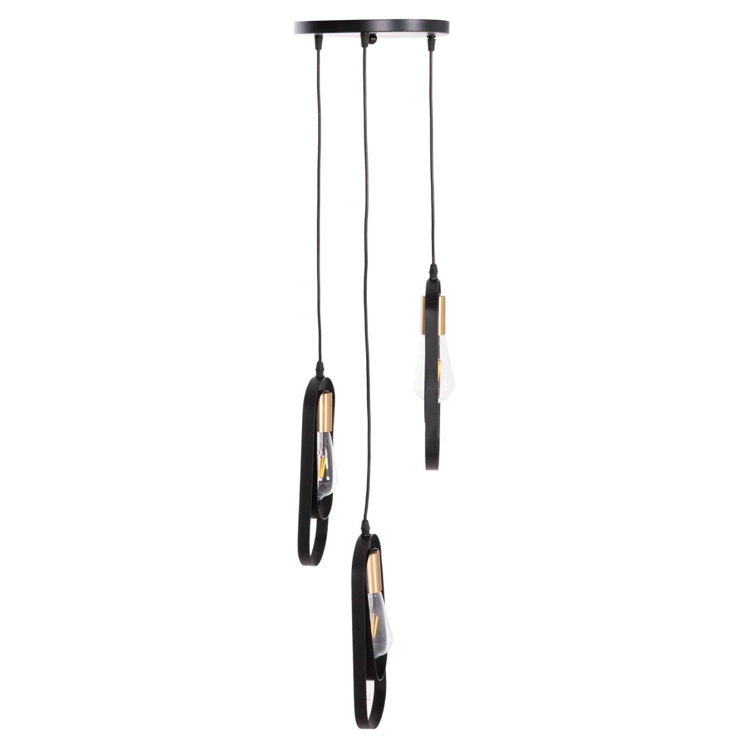 ΦΩΤΙΣΤΙΚΟ ΟΡΟΦΗΣ ΚΡΕΜΑΣΤΟ BIUT HM7528.11 ΜΑΥΡΟ ΜΕΤΑΛΛΟ-ΧΡΥΣΟ ΝΤΟΥΙ Φ23x139Υεκ. - Pakobazaar