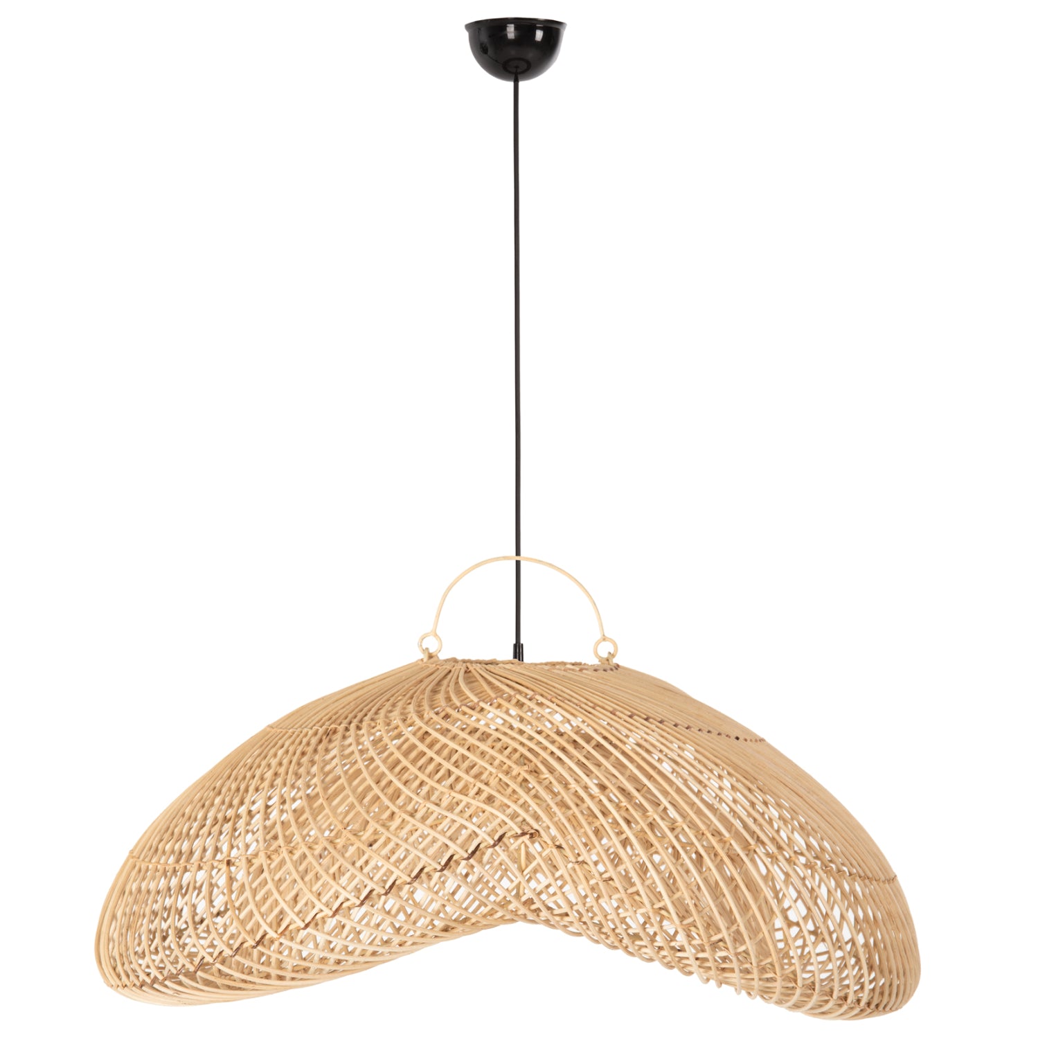 ΦΩΤΙΣΤΙΚΟ ΟΡΟΦΗΣ ΚΡΕΜΑΣΤΟ PERK HM7861 RATTAN ΣΕ ΦΥΣΙΚΟ ΧΡΩΜΑ 100x80x142Υ εκ. - Pakobazaar