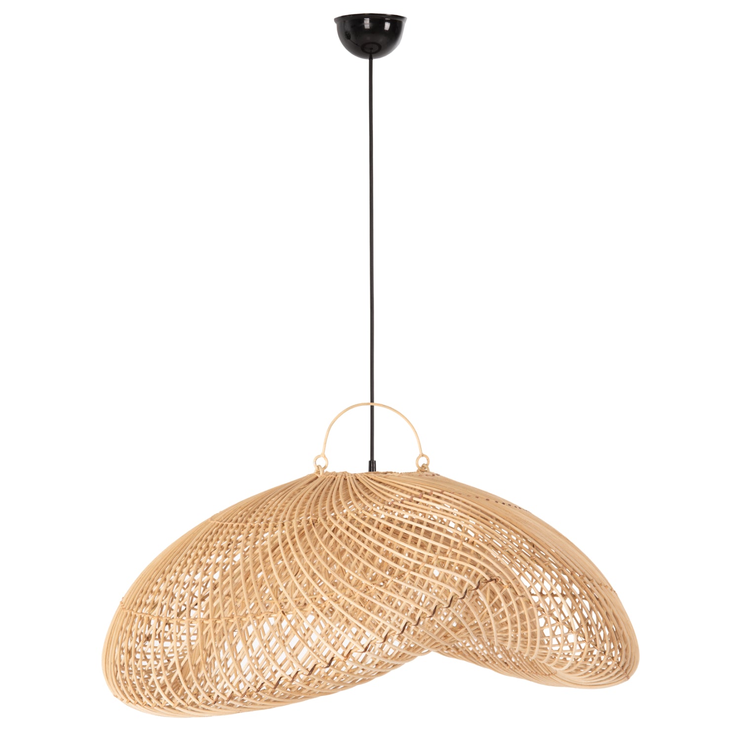 ΦΩΤΙΣΤΙΚΟ ΟΡΟΦΗΣ ΚΡΕΜΑΣΤΟ PERK HM7861 RATTAN ΣΕ ΦΥΣΙΚΟ ΧΡΩΜΑ 100x80x142Υ εκ. - Pakobazaar