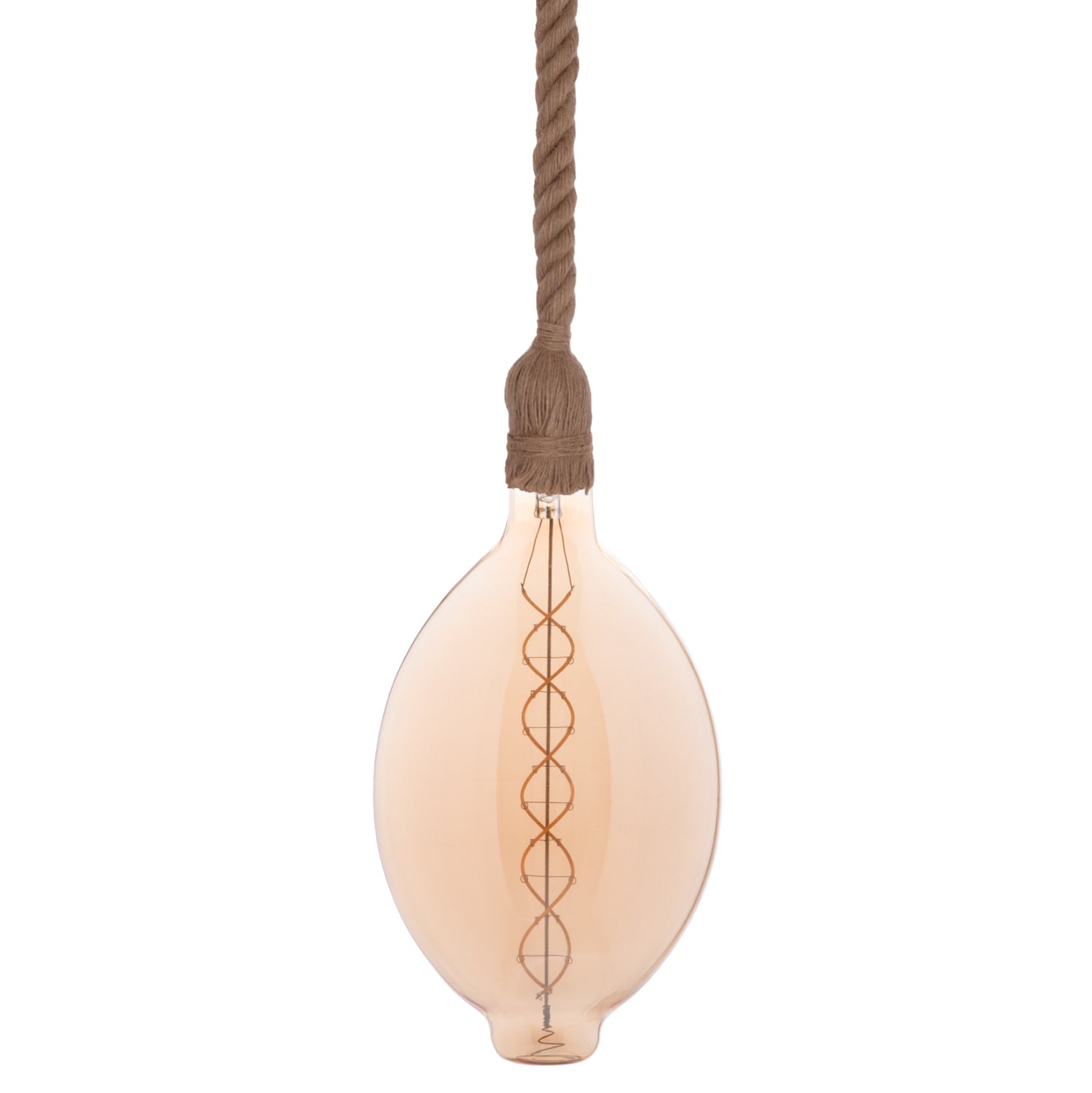 ΦΩΤΙΣΤΙΚΟ ΟΡΟΦΗΣ ΚΡΕΜΑΣΤΟ ΜΕ ΛΑΜΠΤΗΡΑ HM11927.01--ΣΧΟΙΝΙ 1m ΠΑΧΟΥΣ 2cm-ΝΤΟΥΙ Ε27 - Pakobazaar