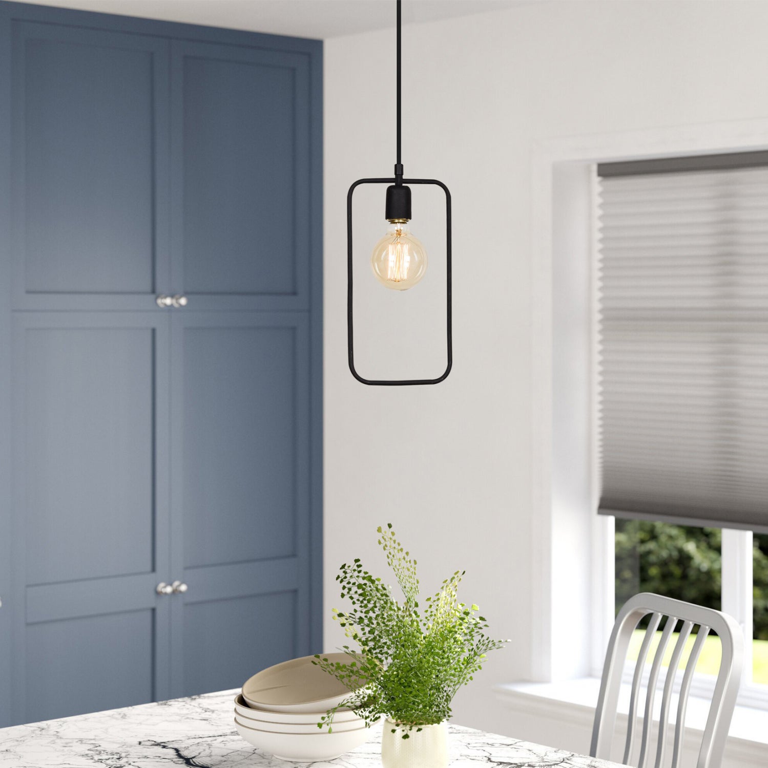 ΦΩΤΙΣΤΙΚΟ ΟΡΟΦΗΣ ΚΡΕΜΑΣΤΟ ΜΕΤΑΛΛΙΚΟ ΜΑΥΡΟ HM7258 15Χ6Χ123 εκ. - Pakobazaar