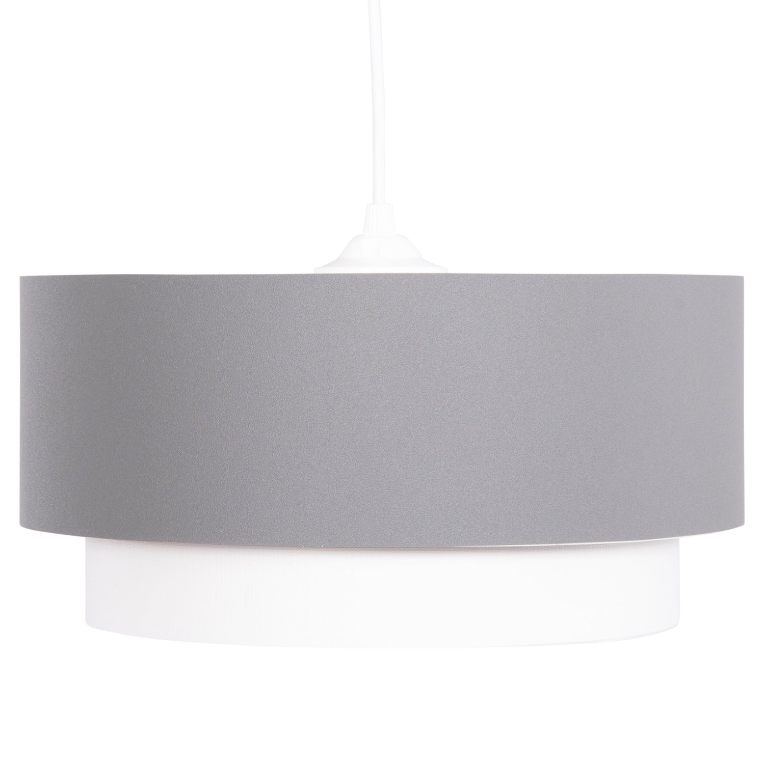 ΦΩΤΙΣΤΙΚΟ ΟΡΟΦΗΣ ΚΥΛΙΝΔΡΙΚΟ KRIKS HM4706.01 PVC ΣΕ ΛΕΥΚΟ-ΓΚΡΙ Φ30x70Υεκ. - Pakobazaar