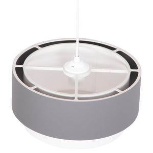 ΦΩΤΙΣΤΙΚΟ ΟΡΟΦΗΣ ΚΥΛΙΝΔΡΙΚΟ KRIKS HM4706.01 PVC ΣΕ ΛΕΥΚΟ-ΓΚΡΙ Φ30x70Υεκ. - Pakobazaar