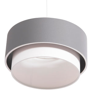 ΦΩΤΙΣΤΙΚΟ ΟΡΟΦΗΣ ΚΥΛΙΝΔΡΙΚΟ KRIKS HM4706.01 PVC ΣΕ ΛΕΥΚΟ-ΓΚΡΙ Φ30x70Υεκ. - Pakobazaar
