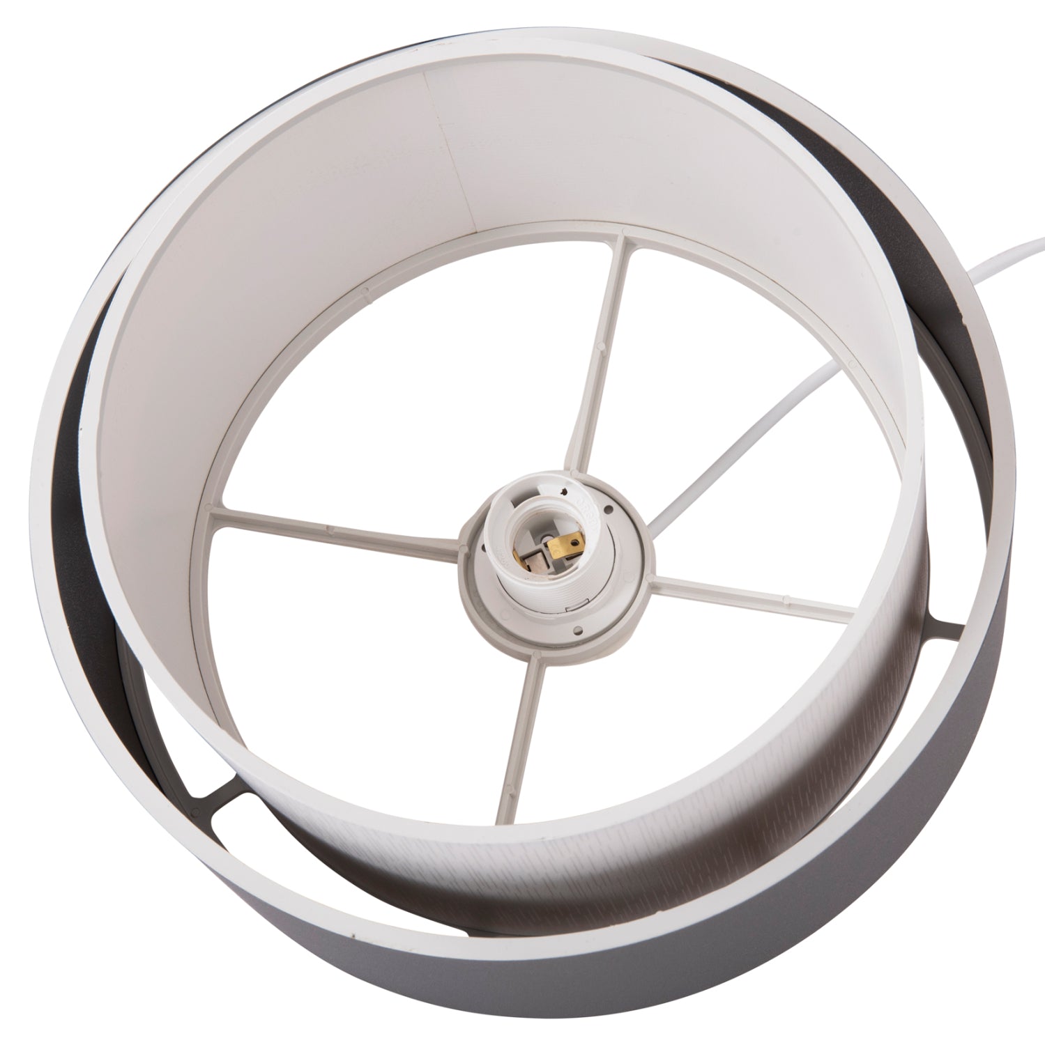 ΦΩΤΙΣΤΙΚΟ ΟΡΟΦΗΣ ΚΥΛΙΝΔΡΙΚΟ KRIKS HM4706.01 PVC ΣΕ ΛΕΥΚΟ-ΓΚΡΙ Φ30x70Υεκ. - Pakobazaar