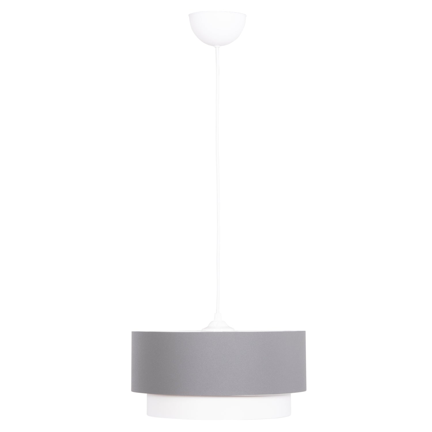ΦΩΤΙΣΤΙΚΟ ΟΡΟΦΗΣ ΚΥΛΙΝΔΡΙΚΟ KRIKS HM4706.01 PVC ΣΕ ΛΕΥΚΟ-ΓΚΡΙ Φ30x70Υεκ. - Pakobazaar