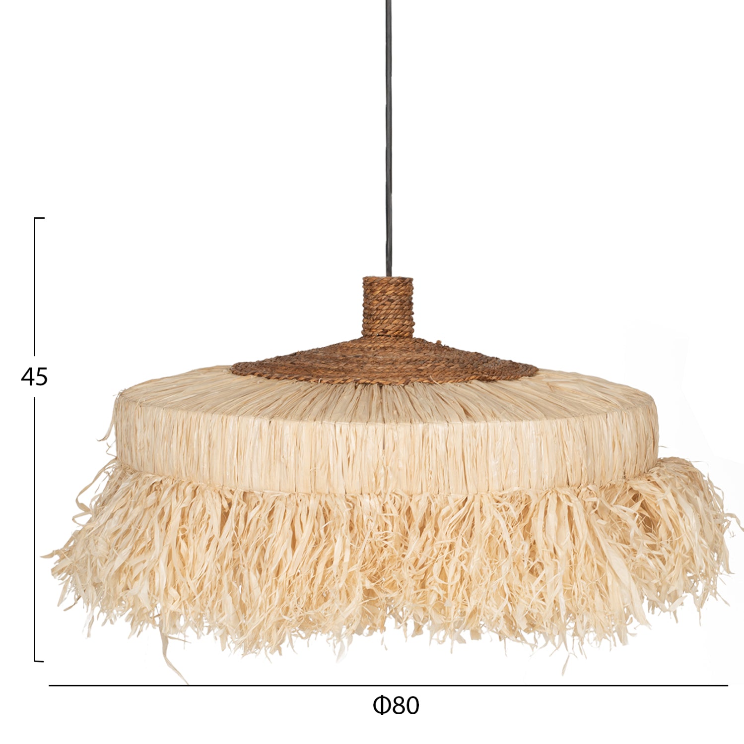 ΦΩΤΙΣΤΙΚΟ ΟΡΟΦΗΣ ΚΥΛΙΝΔΡΙΚΟ ΚΑΠΕΛΟ ΑΠΟ ΙΝΕΣ ΣΙΖΑΛ ΣΕ ΦΥΣΙΚΟ 80x80x45Υεκ.HM7790 - Pakobazaar