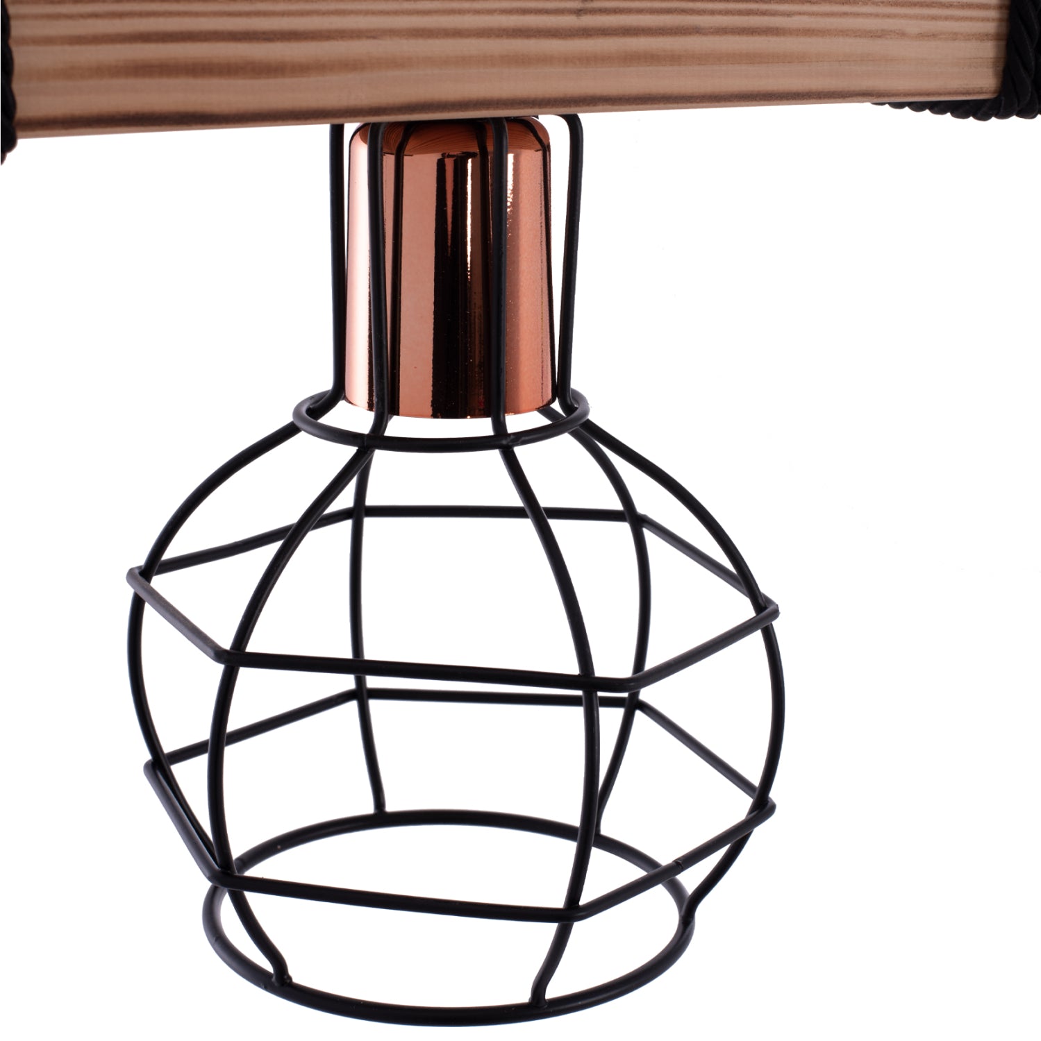 ΦΩΤΙΣΤΙΚΟ ΟΡΟΦΗΣ ME ΞΥΛΟ ΚΑΙ ΜΕΤΑΛΛΙΚΟ ΠΛΕΓΜΑ 30x16x50Υεκ.HM7680.01 - Pakobazaar