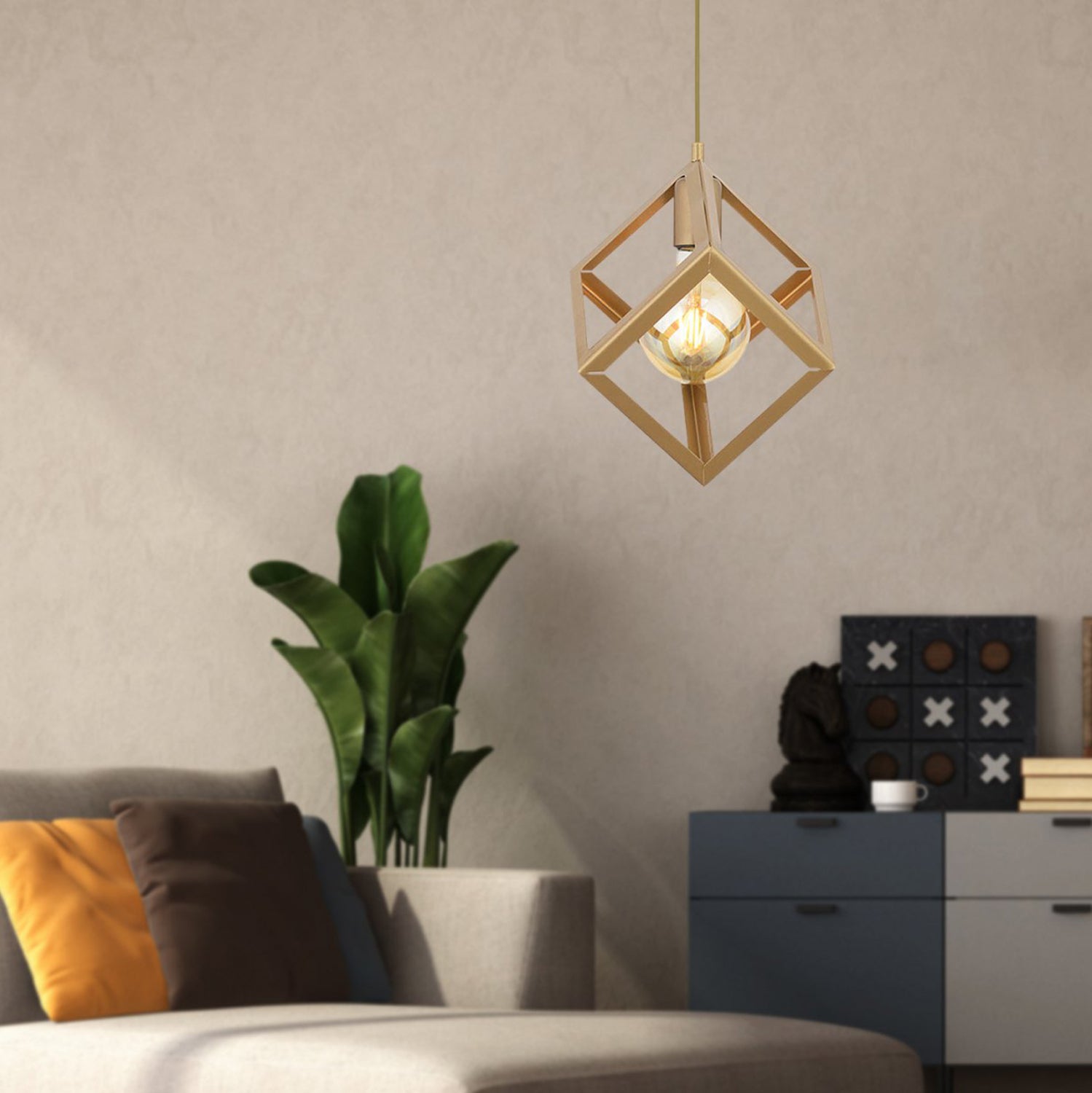 ΦΩΤΙΣΤΙΚΟ ΟΡΟΦΗΣ ΜΕΤΑΛΛΙΚΟ ΧΡΥΣΟ HM7421.02 20x80Υ εκ. - Pakobazaar