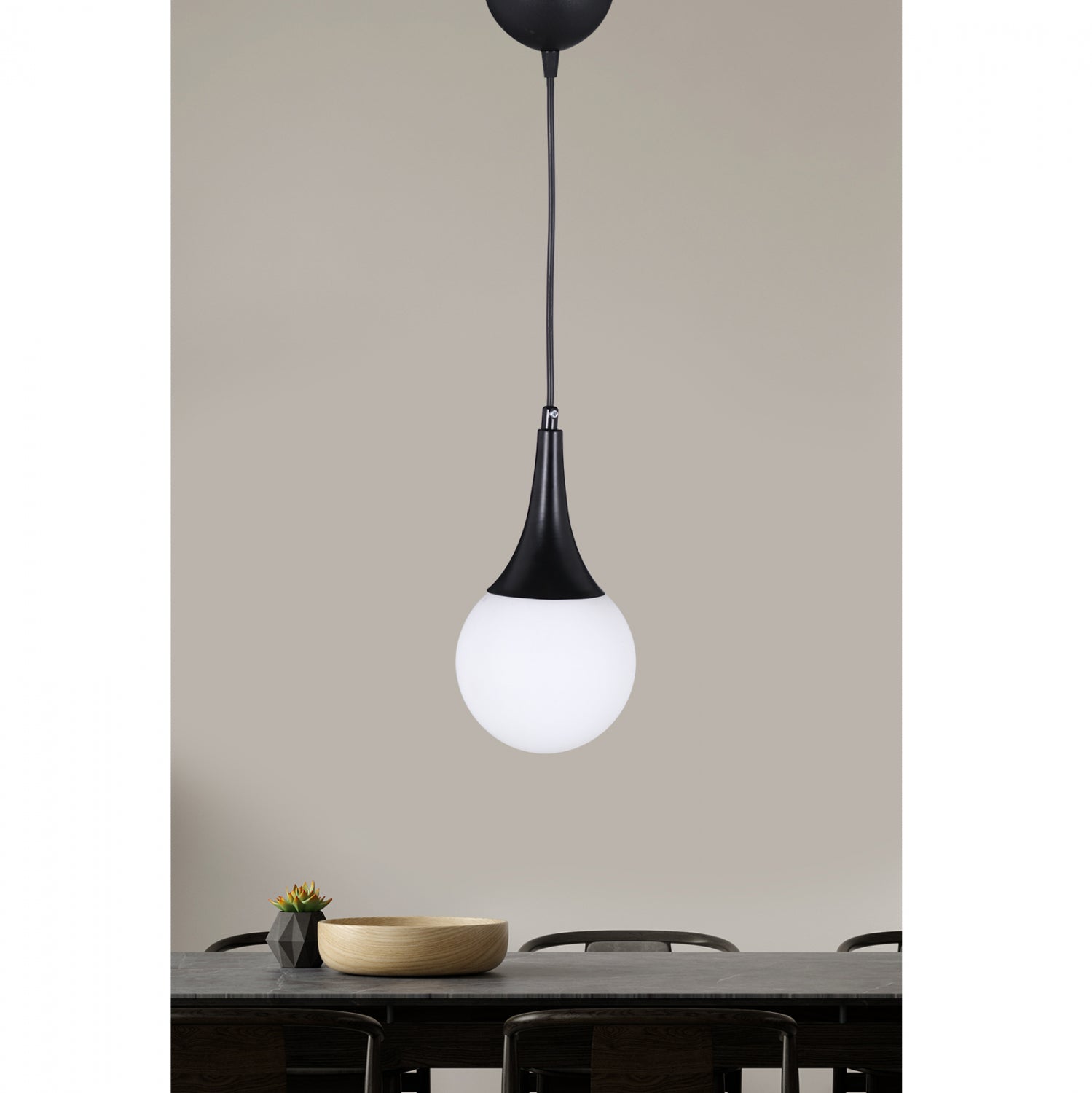 ΦΩΤΙΣΤΙΚΟ ΟΡΟΦΗΣ ΜΕΤΑΛΛΙΚΟ ΜΑΥΡΟ HM7517.01 12x91 εκ. - Pakobazaar