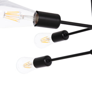 ΦΩΤΙΣΤΙΚΟ ΟΡΟΦΗΣ ΠΟΛΥΦΩΤΟ LIGHTY HM7427.11 ΜΕΤΑΛΛΟ ΣΕ ΜΑΥΡΟ 51x51x23Υεκ. - Pakobazaar